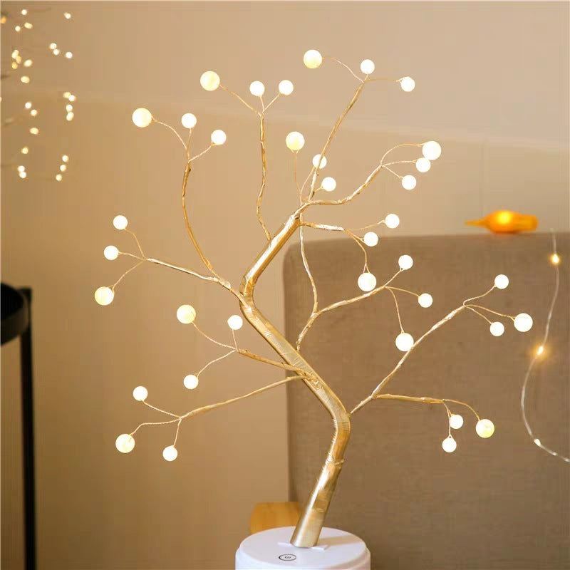 Mini Albero di Natale LED con Filo di Rame