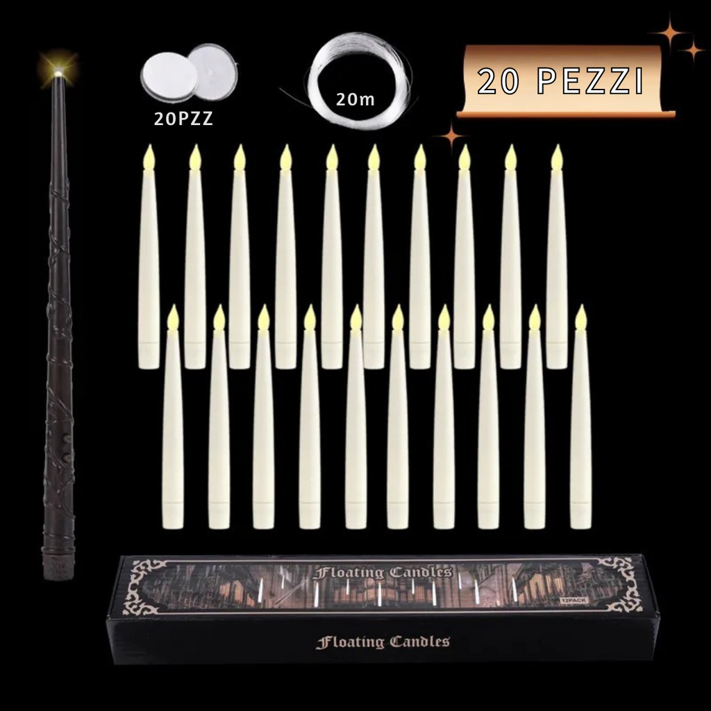 Candele Magiche LED Fluttuanti