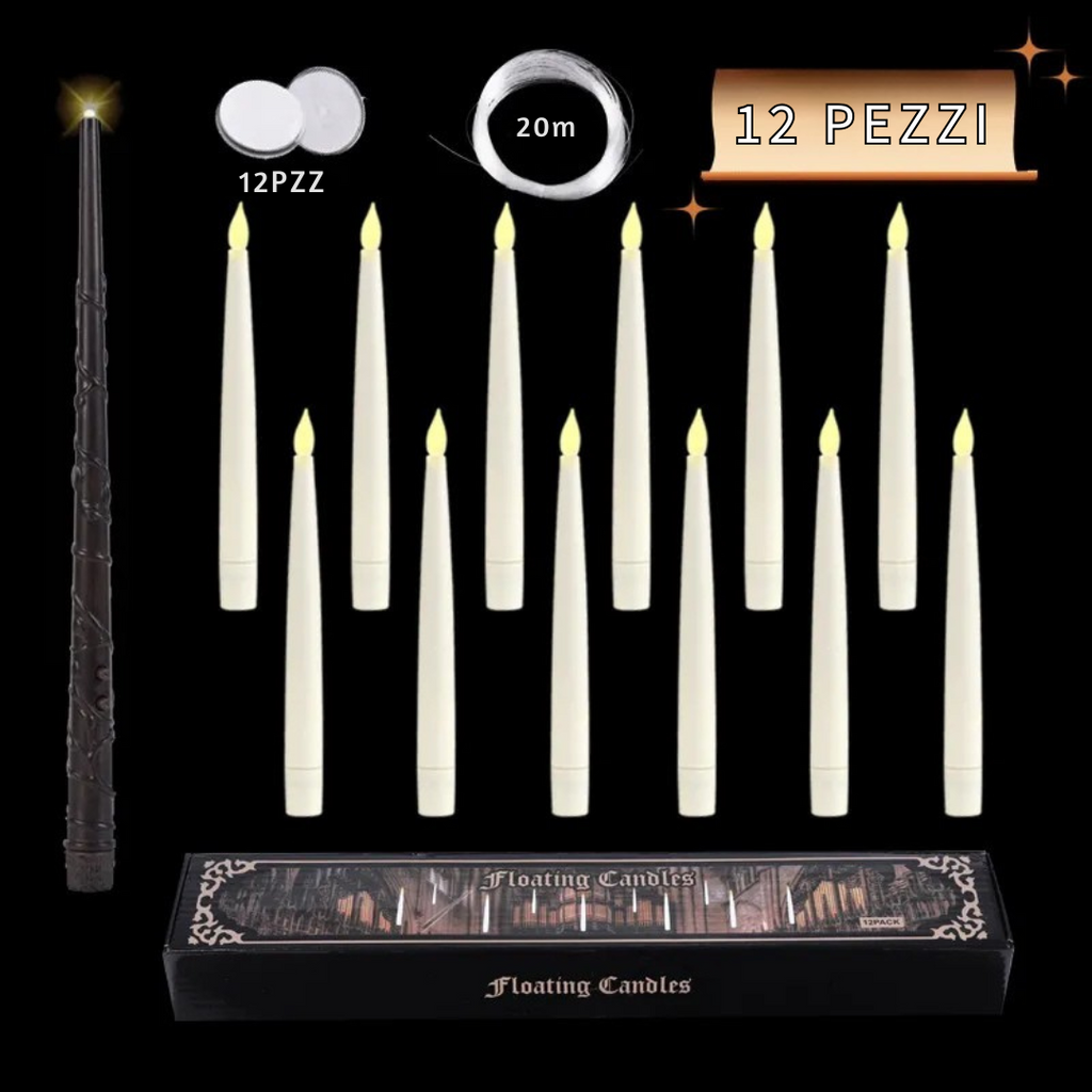 Candele Magiche LED Fluttuanti