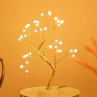 Mini Albero di Natale LED con Filo di Rame